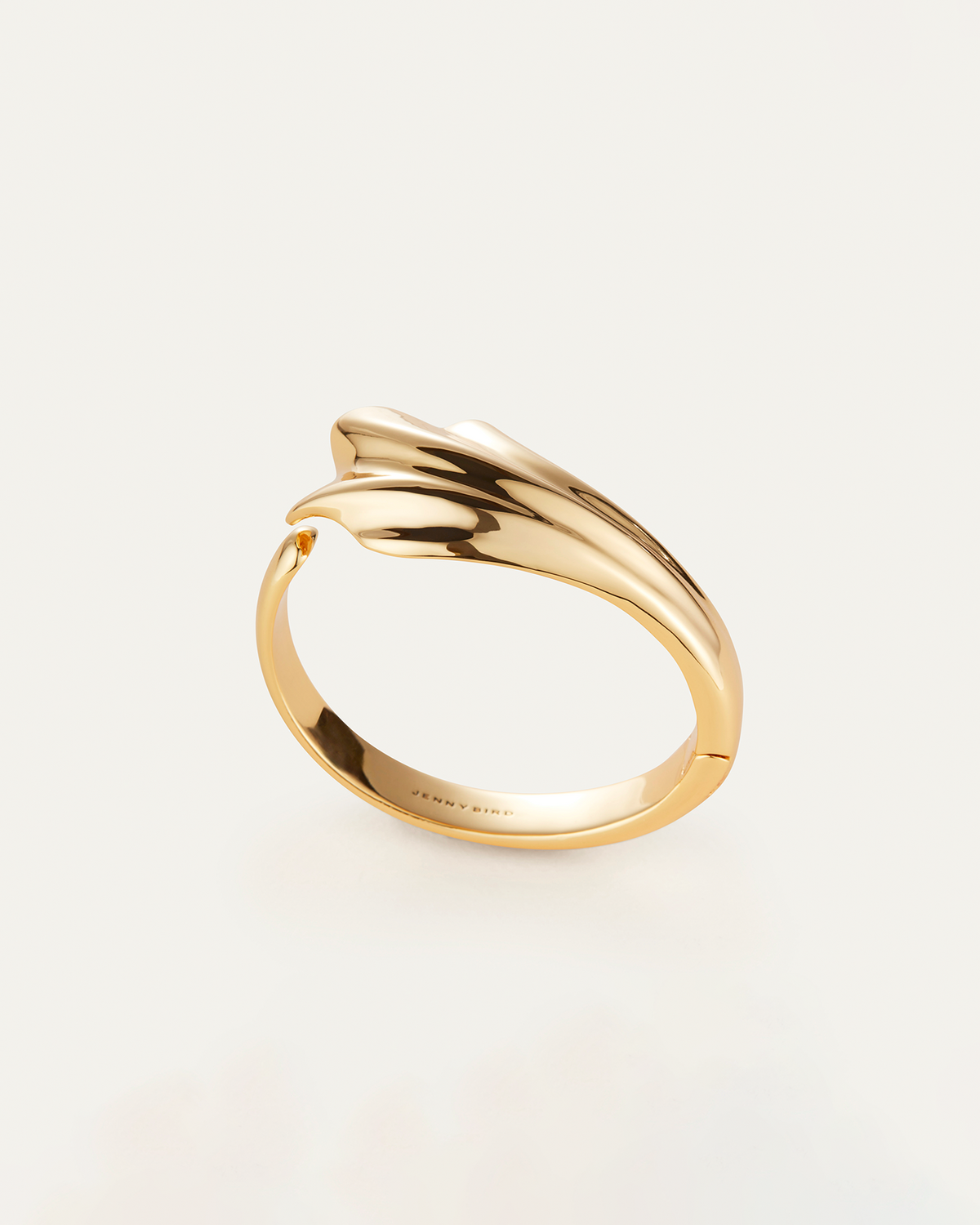Jenny Bird LYDIA CUFF IN HIGH POLISH GOLD at Romi Boutique