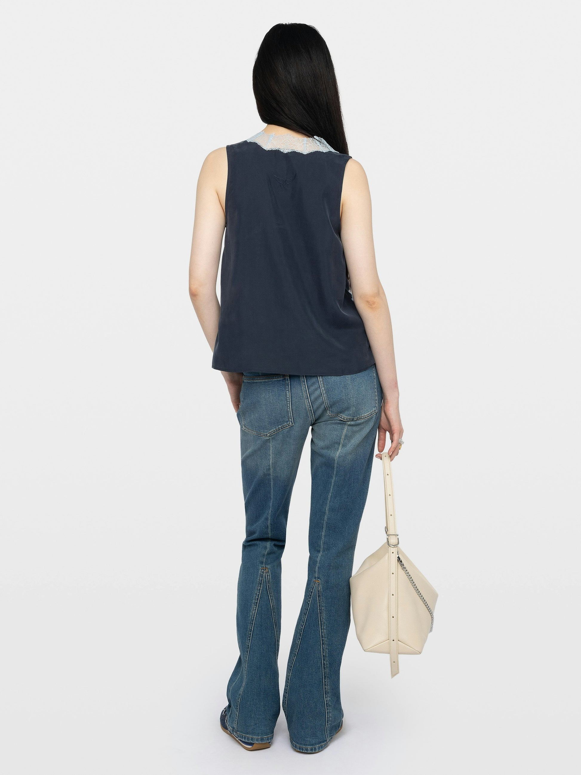 Zadig & Voltaire TASAO SILK CAMISOLE at Romi Boutique