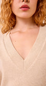 Ulla Johnson RYLA CASHMERE V-NECK PULLOVER at Romi Boutique