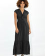 Go Silk Go Crinkle Cut Twist Dress at Romi Boutique