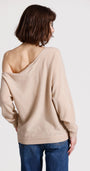 Minnie Rose CASHMERE OFF THE SHOULDER TOP at Romi Boutique