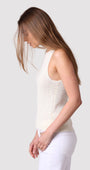 Minnie Rose LINEN COTTON BLEND TANK at Romi Boutique