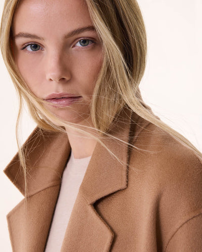 KAKU COAT IN CAMELO BROWN