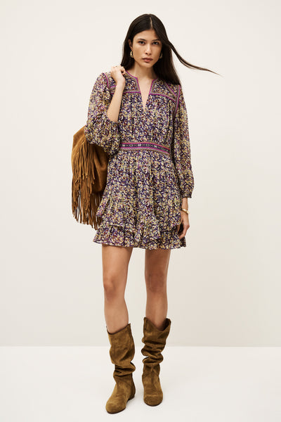 LOLY DRESS IN PURPLE