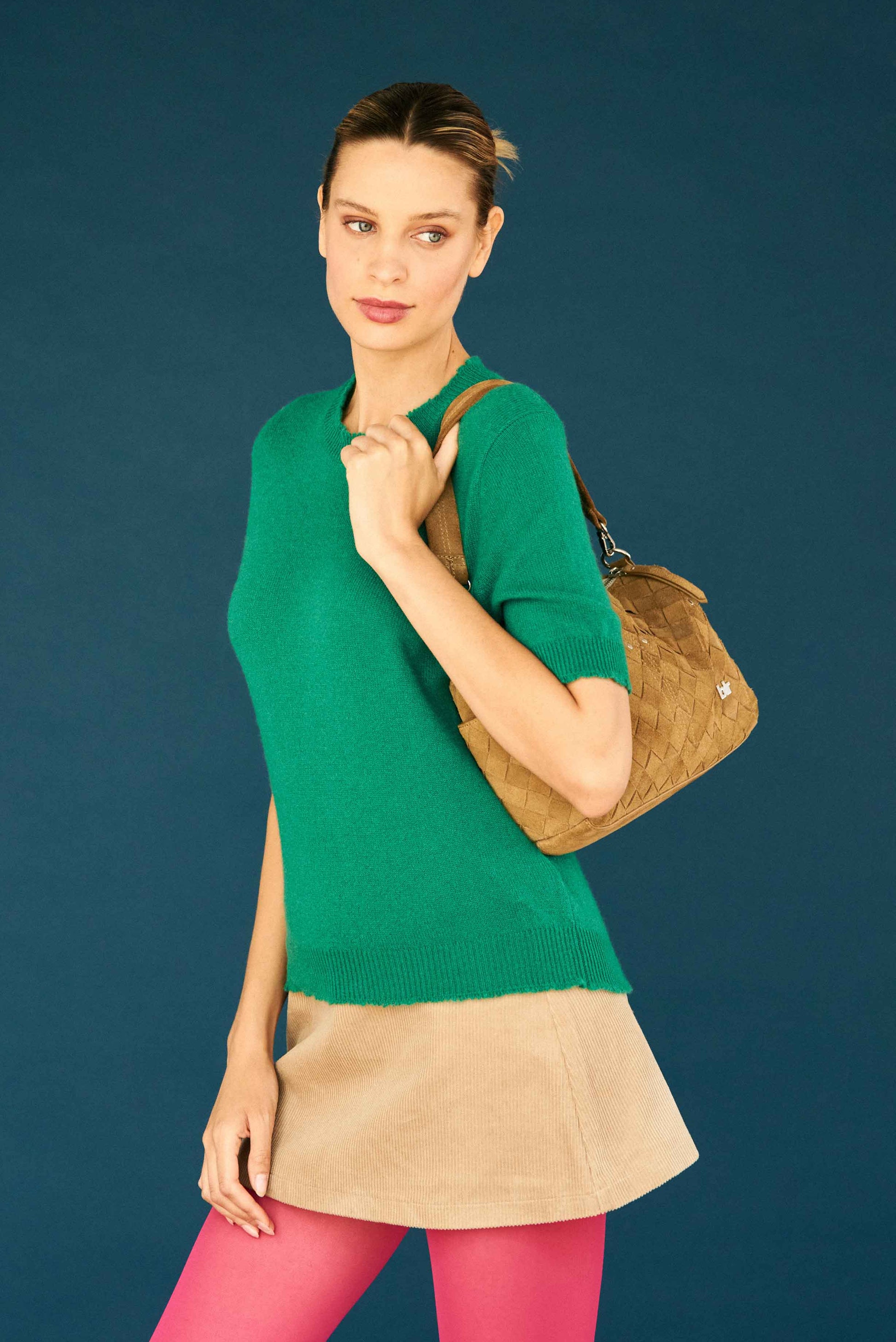 Cashmere Distressed T-Shirt
