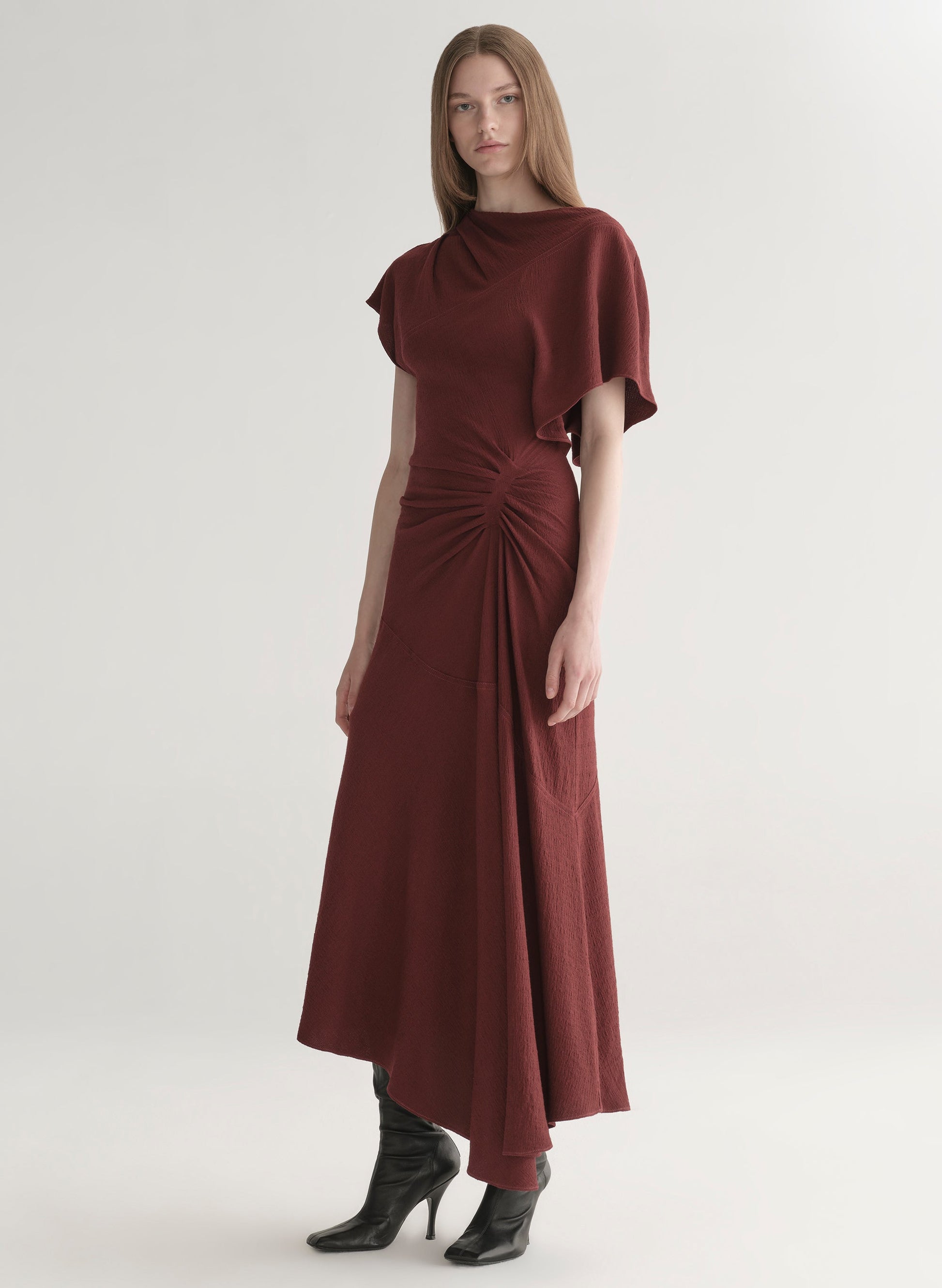 A.L.C Dena Crepe Midi Dress at Romi Boutique