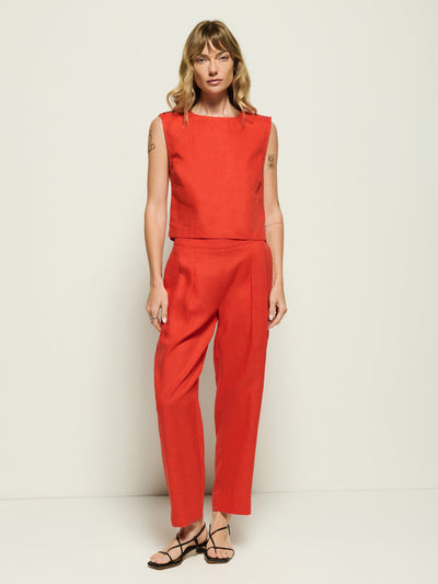 CARA TANK IN AURORA RED