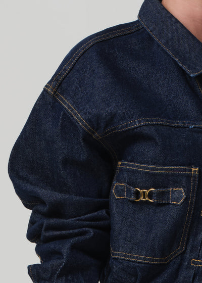 ALMA JACKET WITH HORSEBIT IN HELIA