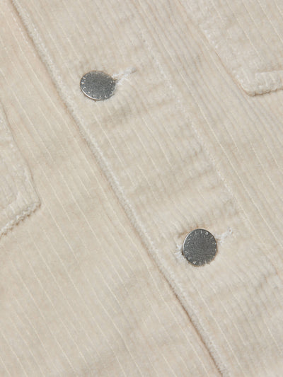 JANELLE SLIM RAW JACKET IN FRENCH VANILLA