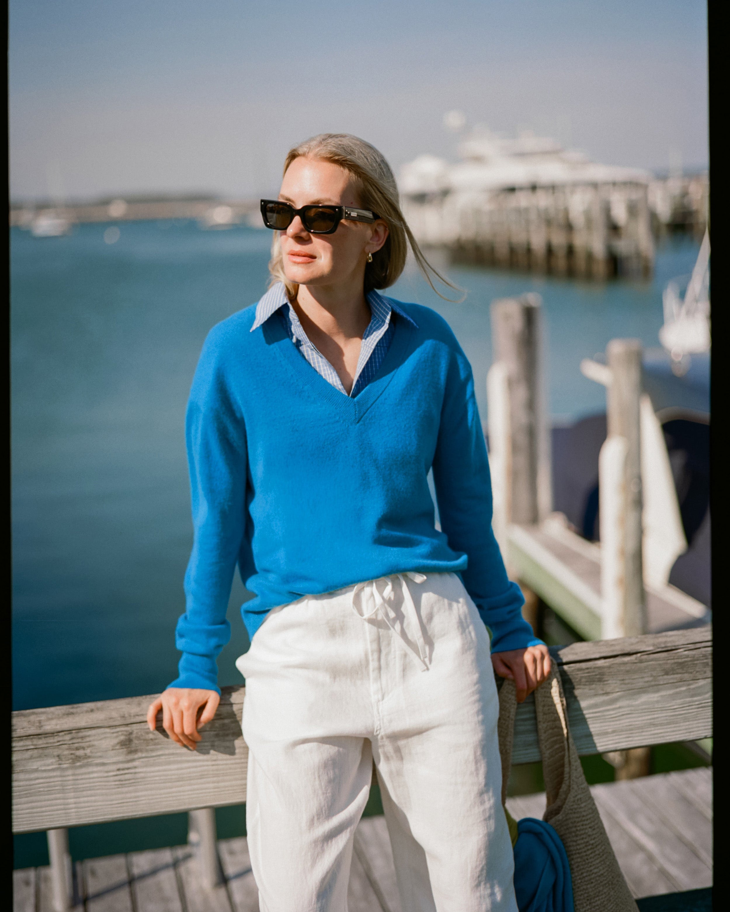 Cashmere V Neck Sweater