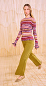 Ulla Johnson MACI LONG SLEEVE KNIT PULLOVER at Romi Boutique