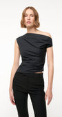 Staud PHARE SILK TOP at Romi Boutique