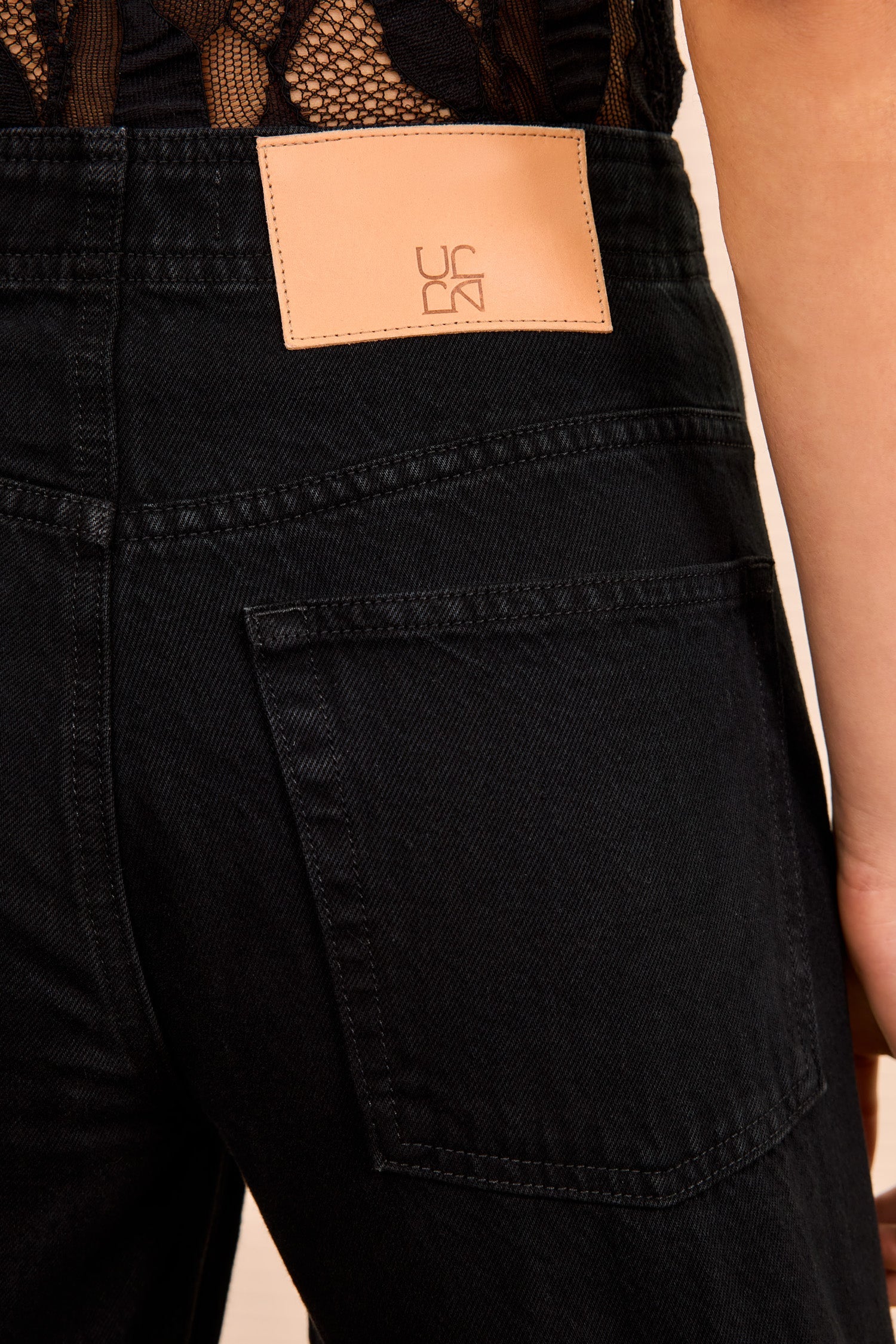 The Bianca Wide Leg Seamed Jean