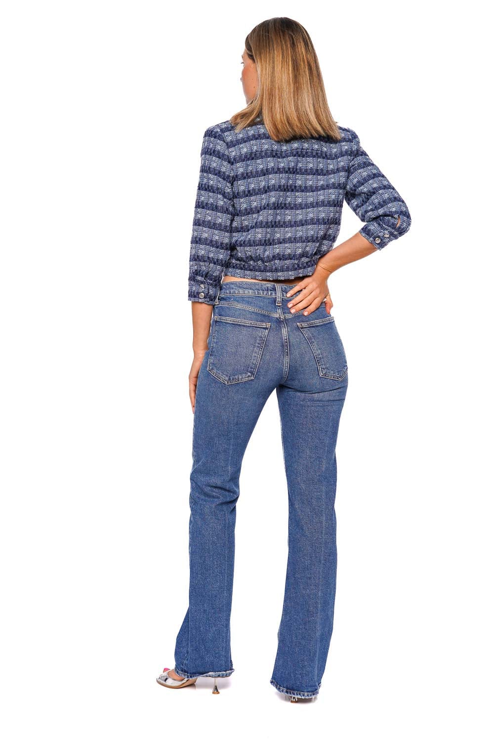 L'Agence JIA TWEED JACKET at Romi Boutique