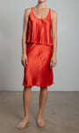 Pharaoh Ani Skirt in Vintage Satin at Romi Boutique