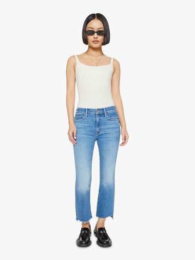 LIL INSIDER CROP STEP FRAY IN OUT OF THE BLUE