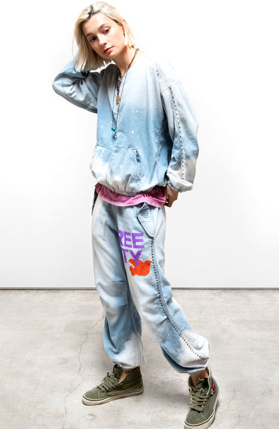 CANYONKID JAPANESE INDIGO CLOUD PANT IN SUPERFADEOUT/CLOUD