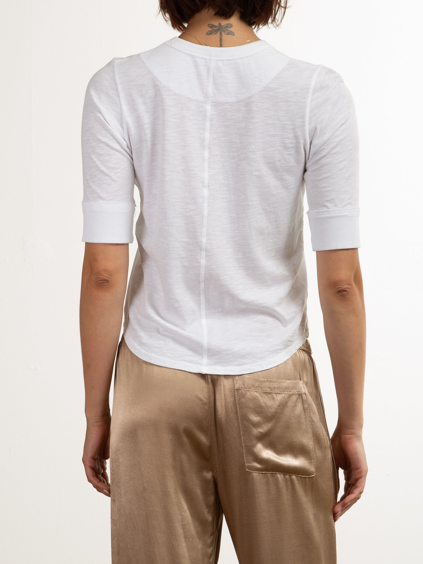 Pharaoh Giada Slim Crew in Supima Slub at Romi Boutique