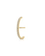 EF Collection Diamond Cuffed Stud Earrings at Romi Boutique