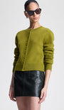 A.L.C Cowan Leather Mini Skirt at Romi Boutique