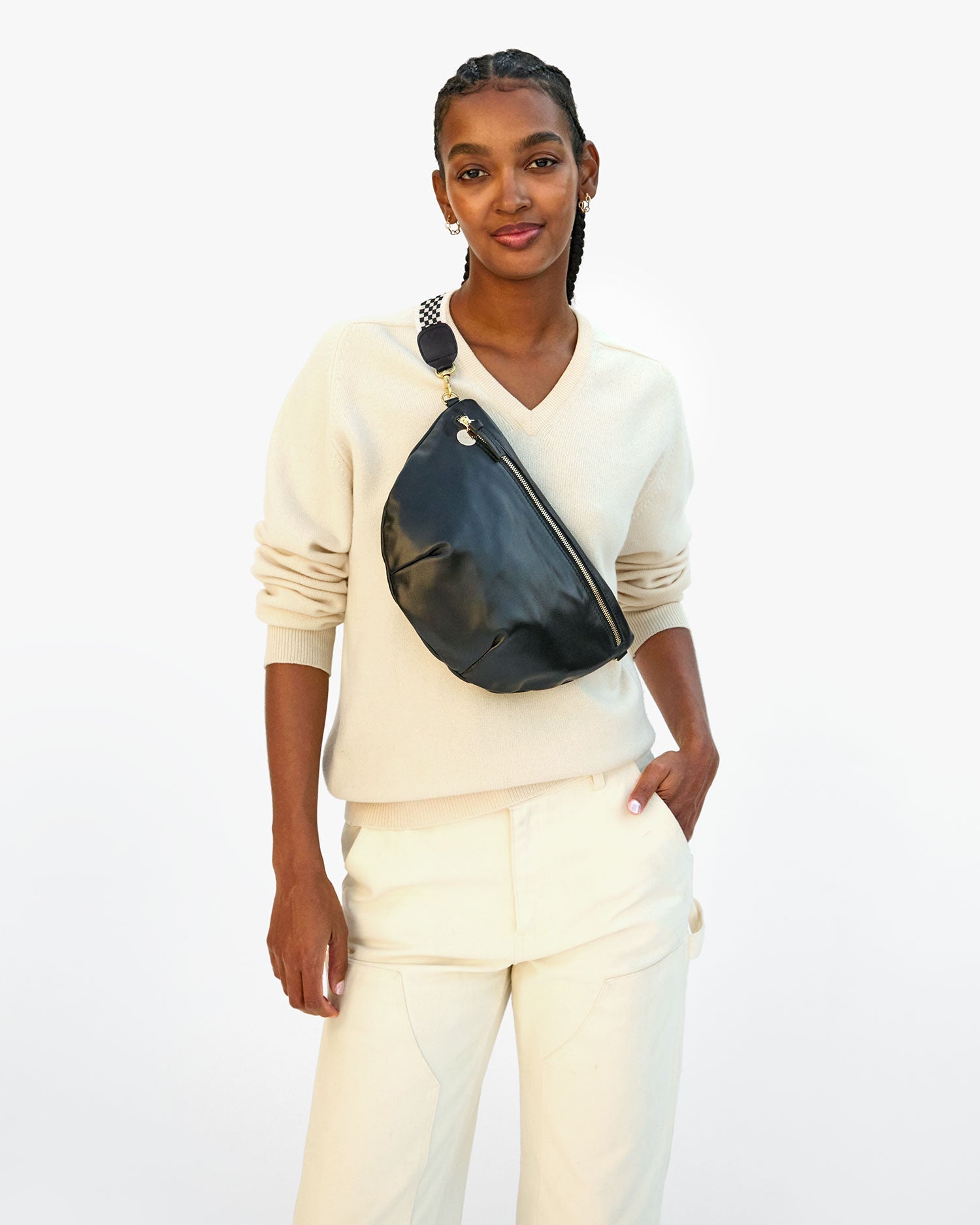 Clare V Adjustable Crossbody Strap at Romi Boutique