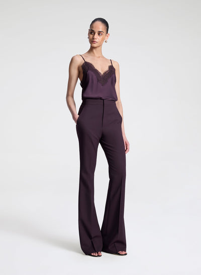 PRESLEY CAMISOLE TOP IN DEEP PLUM
