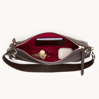 KYLE IN ESPRESSO PEBBLE/SILVER - Romi Boutique