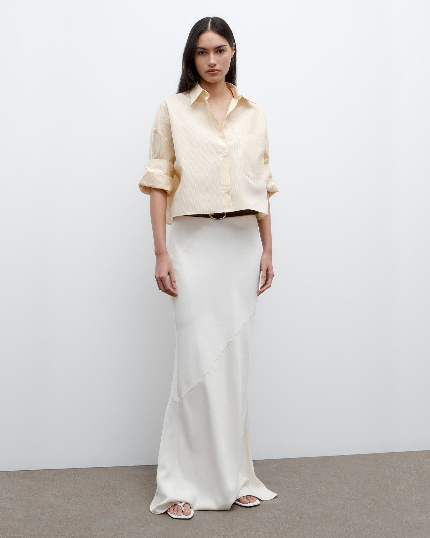 NEXT EX TOP IN IVORY/YELLOW IVY