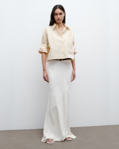 NEXT EX TOP IN IVORY/YELLOW IVY
