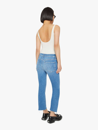 LIL INSIDER CROP STEP FRAY IN OUT OF THE BLUE