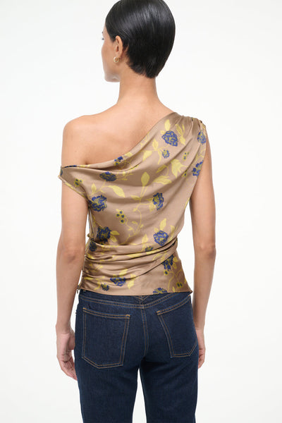 PHARE SILK TOP IN VINTAGE FLORAL