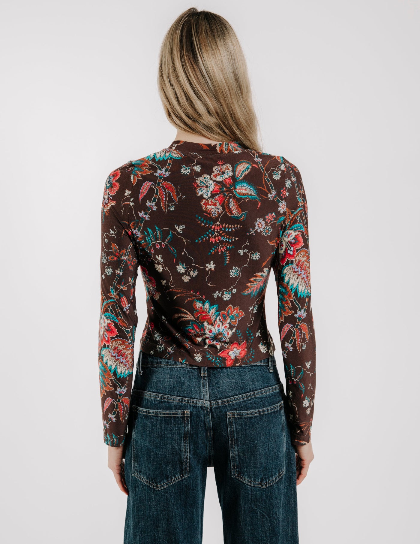 SARAFINA TEE IN CHARLOTTE FLORAL PRINT