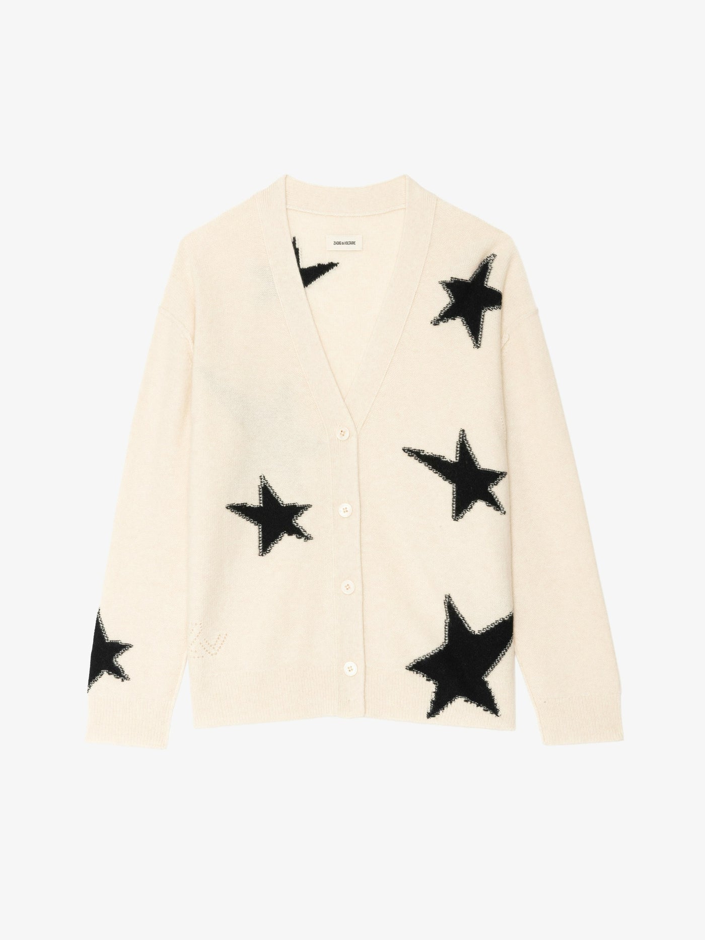 MIRKAZ CASHMERE CARDIGAN IN ECRU