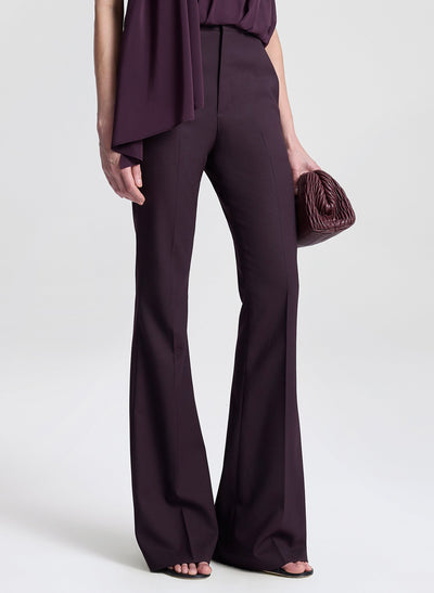 SOPHIE II TAILORED PANT IN DEEP PLUM