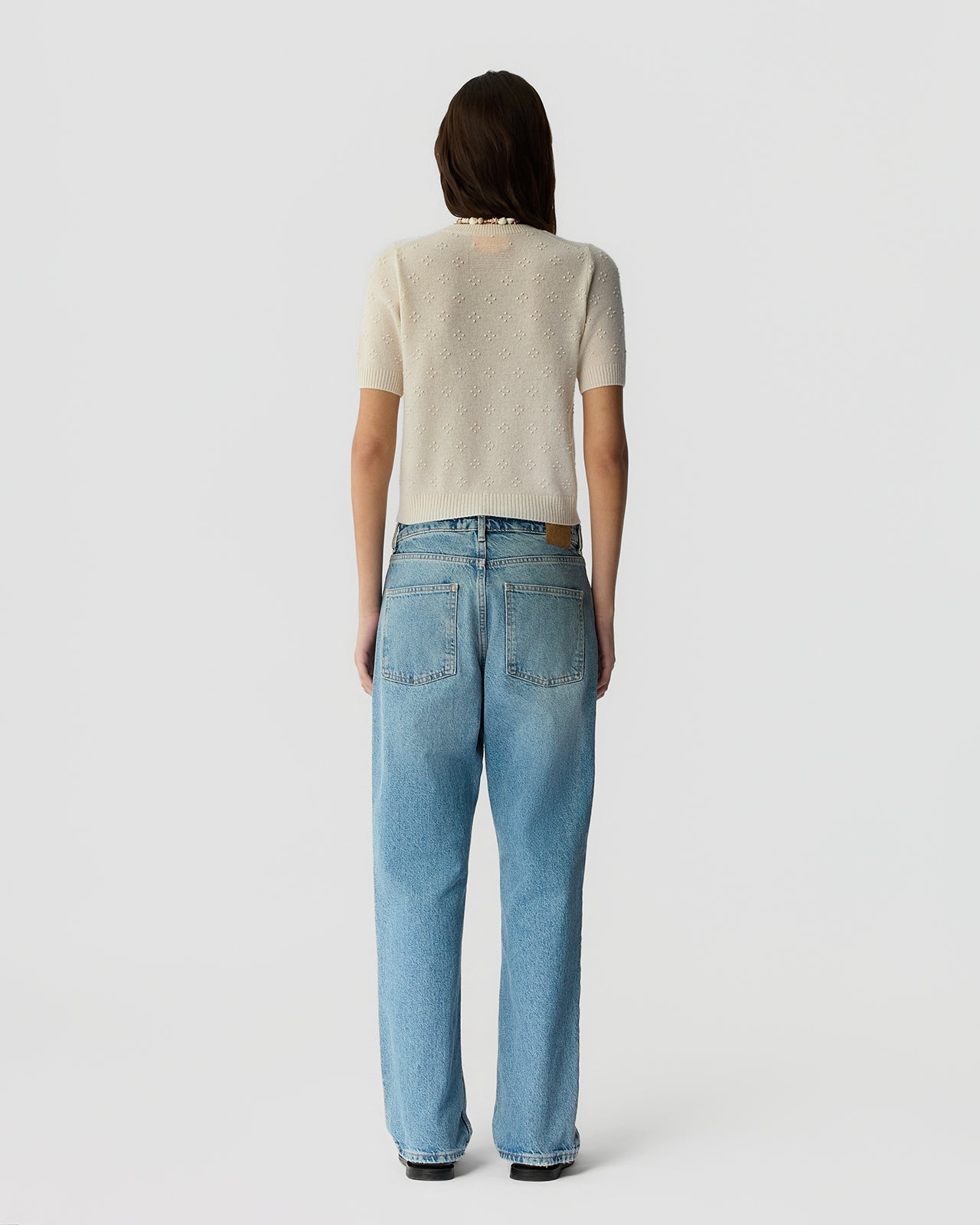 Guest In Residence COMPASS SWEATER TEE at Romi Boutique