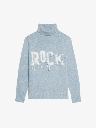MORA WOOL SWEATER IN LIGHT BLUE