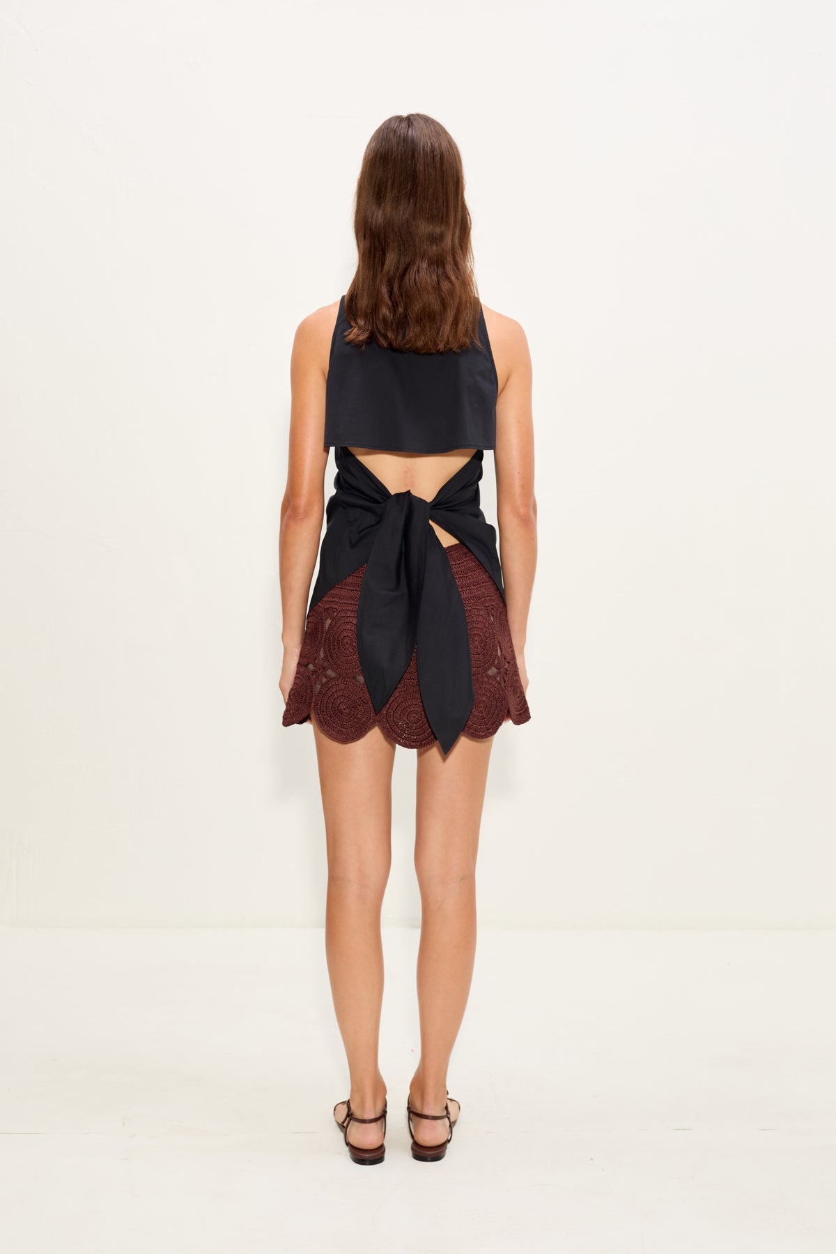 Loch Sleeveless Poplin Button Up