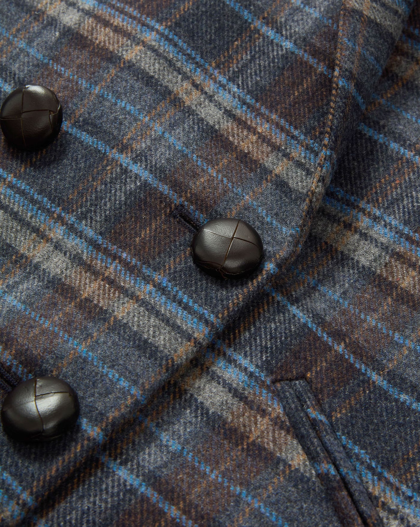 ORIA DICKEY JACKET IN BLUE MULTI