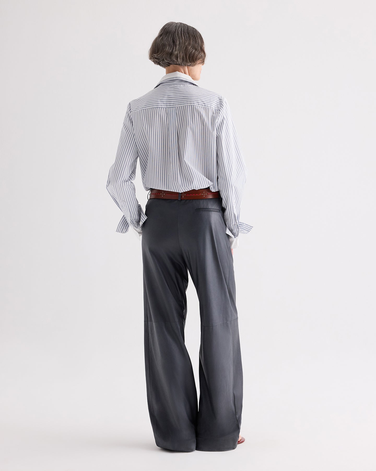TWP Double Layer Boyfriend Shirt at Romi Boutique