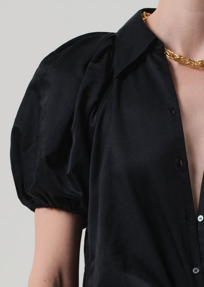 LEILA BLOUSE IN BLACK