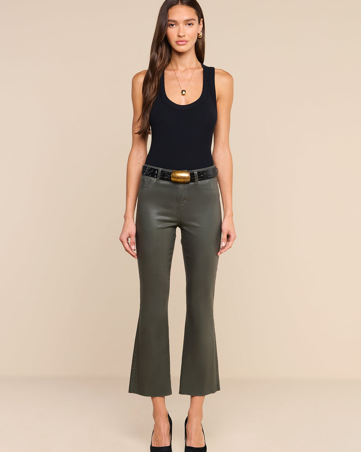 Kendra Crop Flare Pants