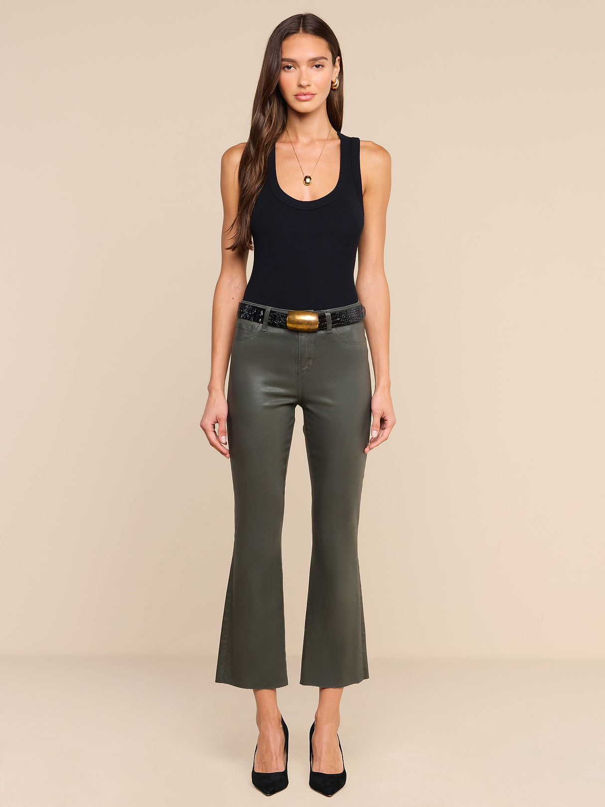 Kendra Crop Flare Pants