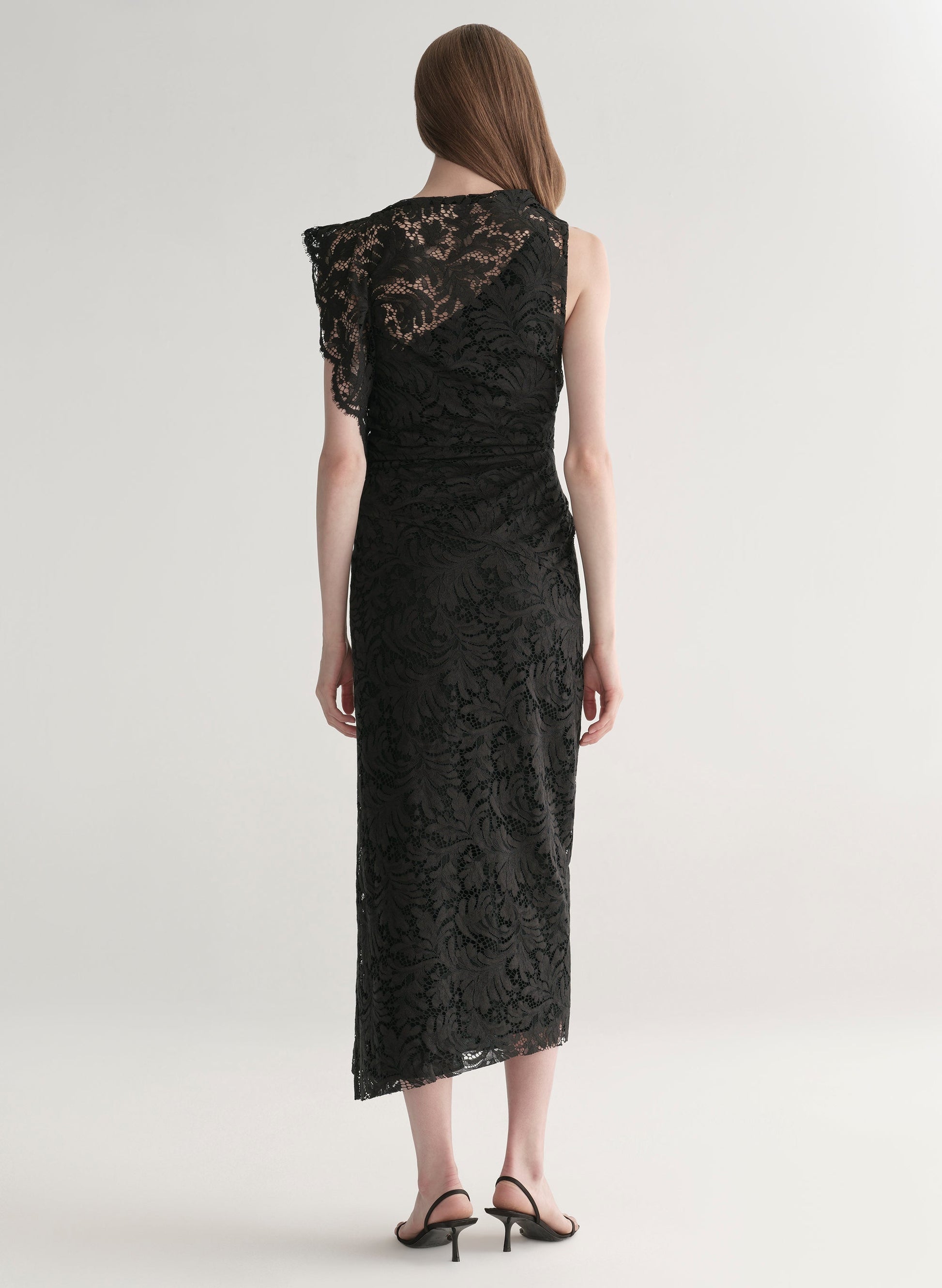 A.L.C Astrid Lace Midi Dress at Romi Boutique