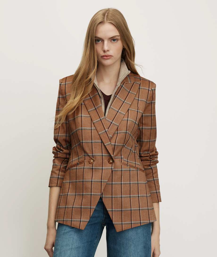 Veronica Beard Uptown Merino Wool-Cashmere Dickey at Romi Boutique