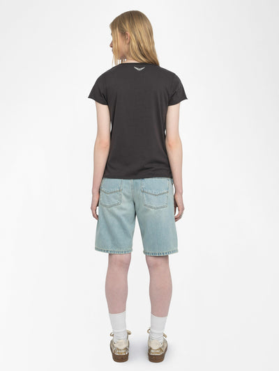 HENLEY T-SHIRT TUNI IN DARK CHOCOLATE