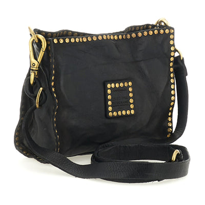 KURA AGATA SHOULDER BAG IN BLACK