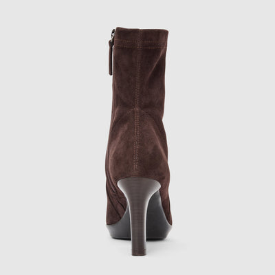 RHUMBA LOW IN ESPRESSO SUEDE - Romi Boutique
