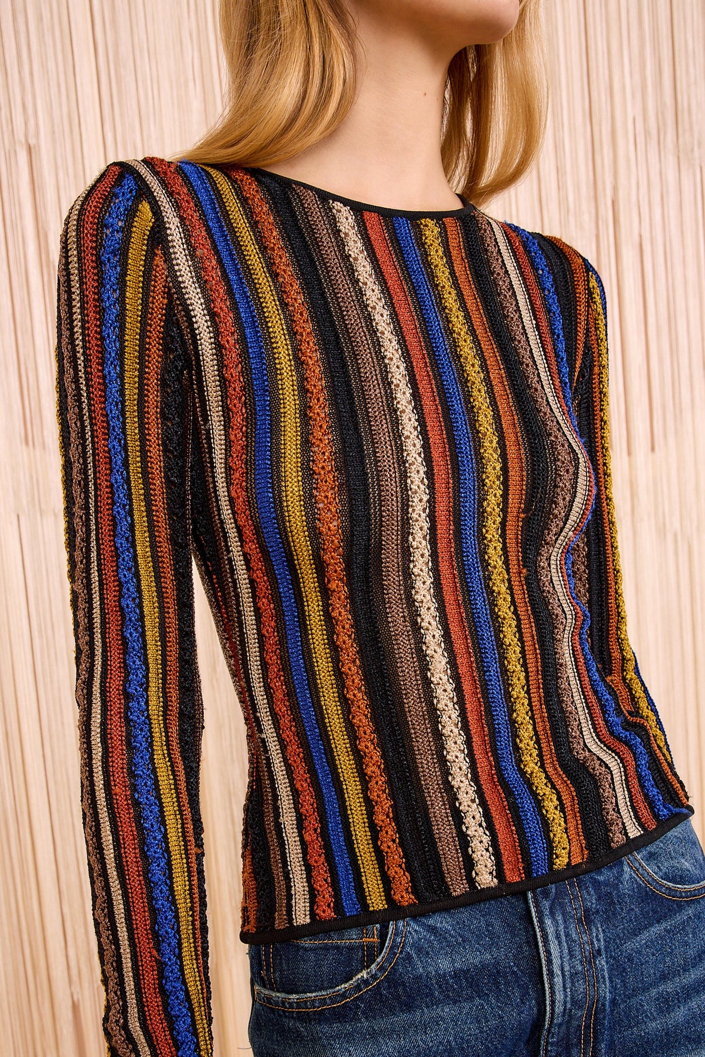 ARDITH KNIT LONG SLEEVE TOP IN ZOISITE