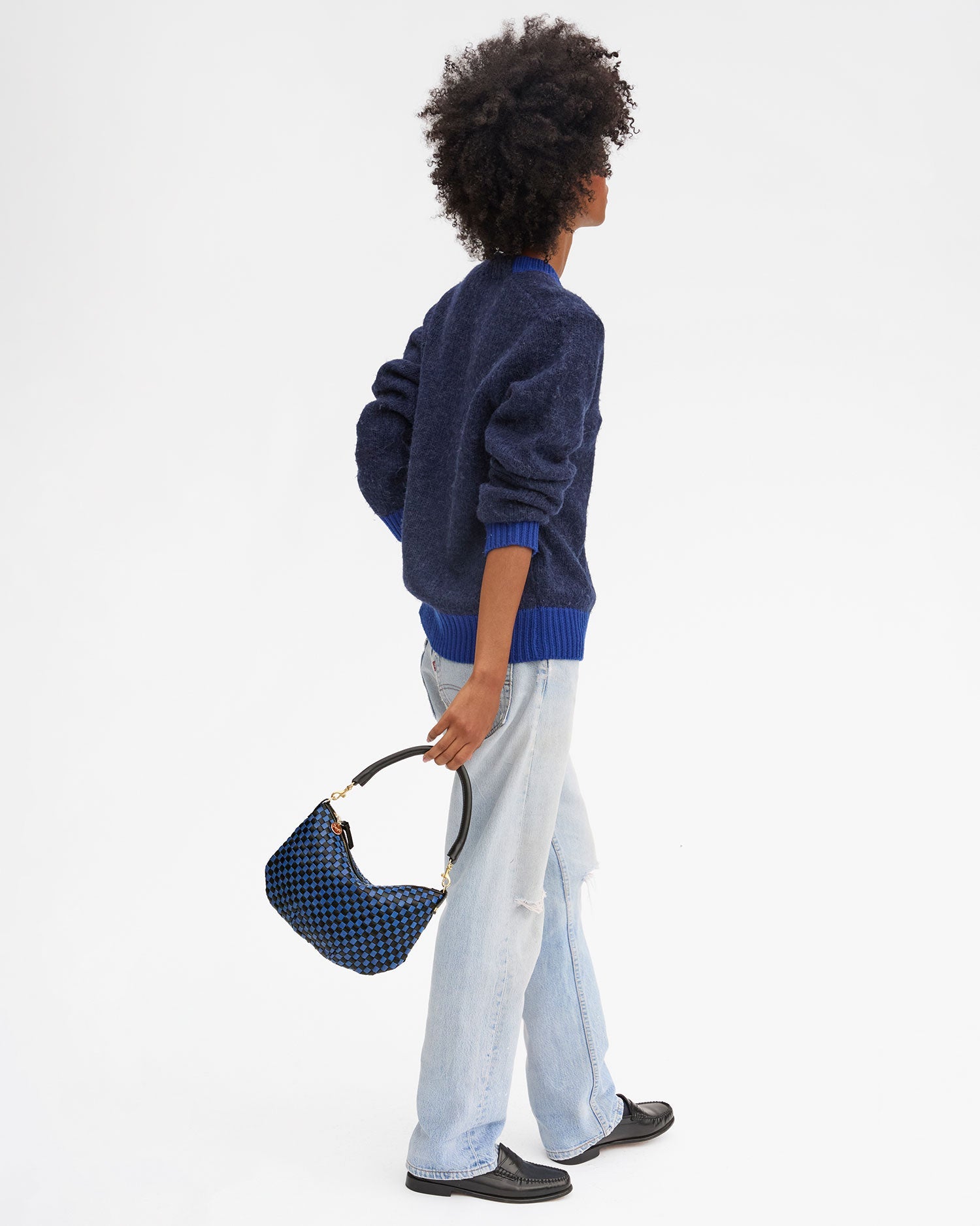Clare V PETIT MOYEN MESSENGER at Romi Boutique