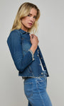 L'Agence JANELLE SLIM RAW JACKET at Romi Boutique